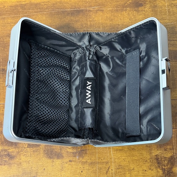 Mini Away Silver Hard Shell Toiletry Case - Picture 3 of 6